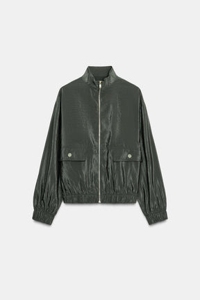 HIGH-NECK BOMBER JACKET - Image 5