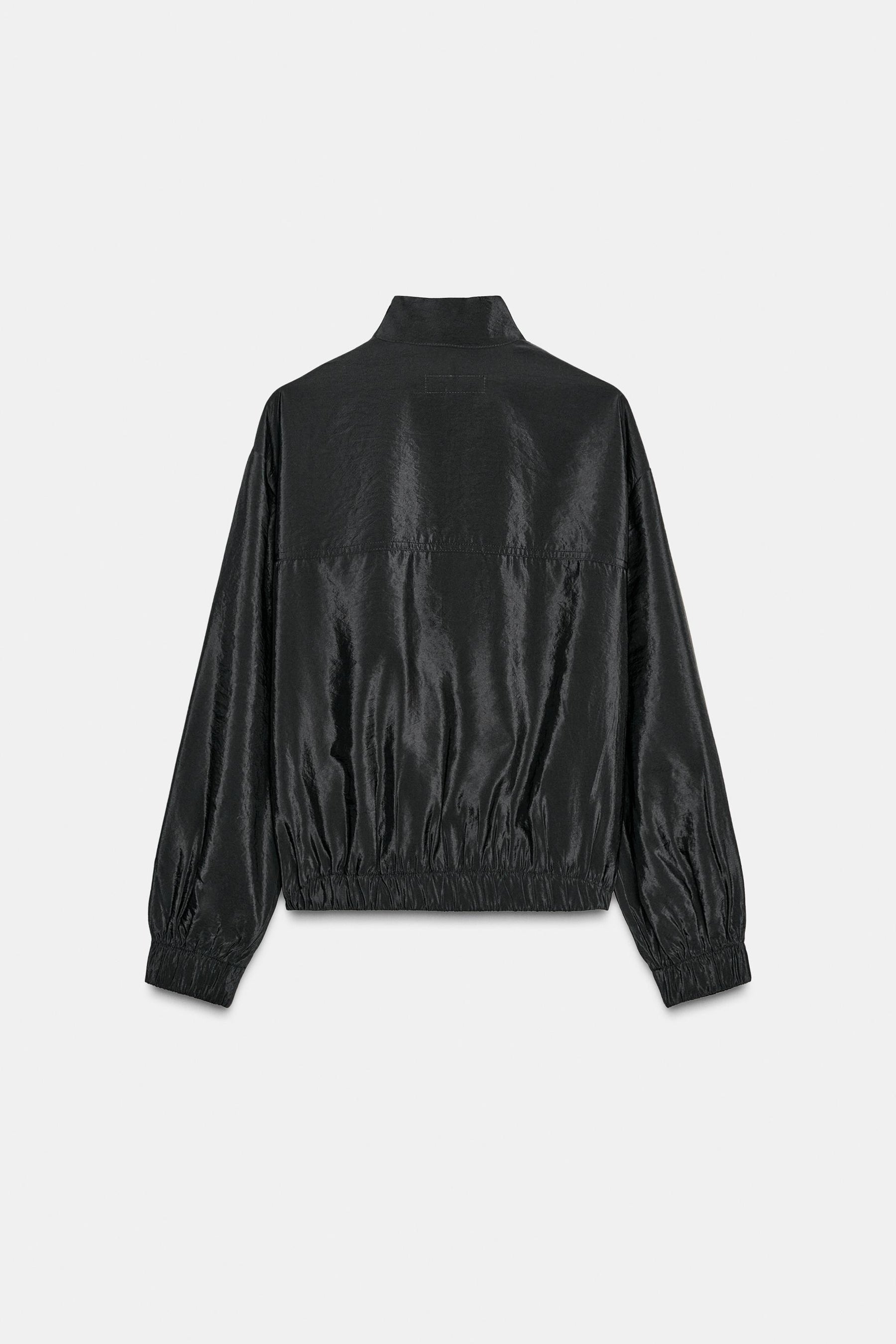 HIGH NECK BOMBER JACKET - Image 8