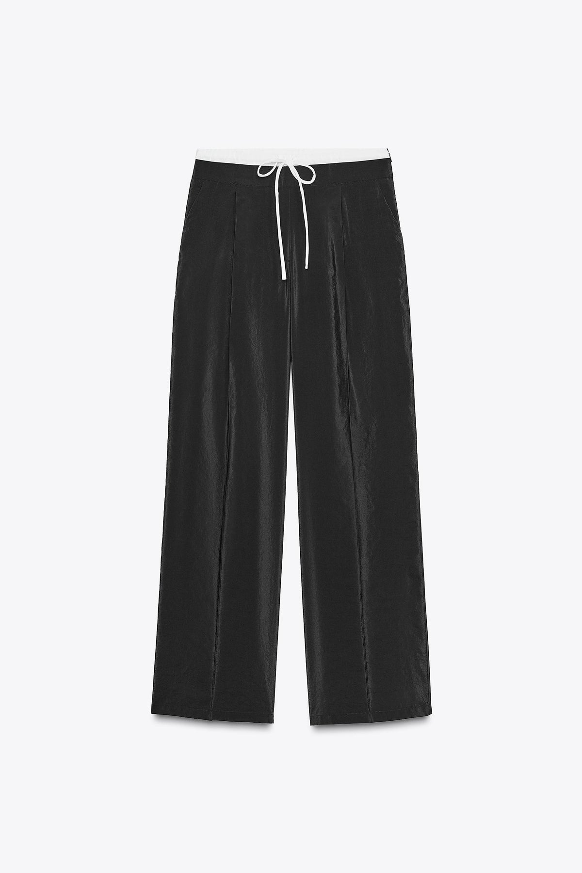 WIDE-LEG TROUSERS WITH WAIST