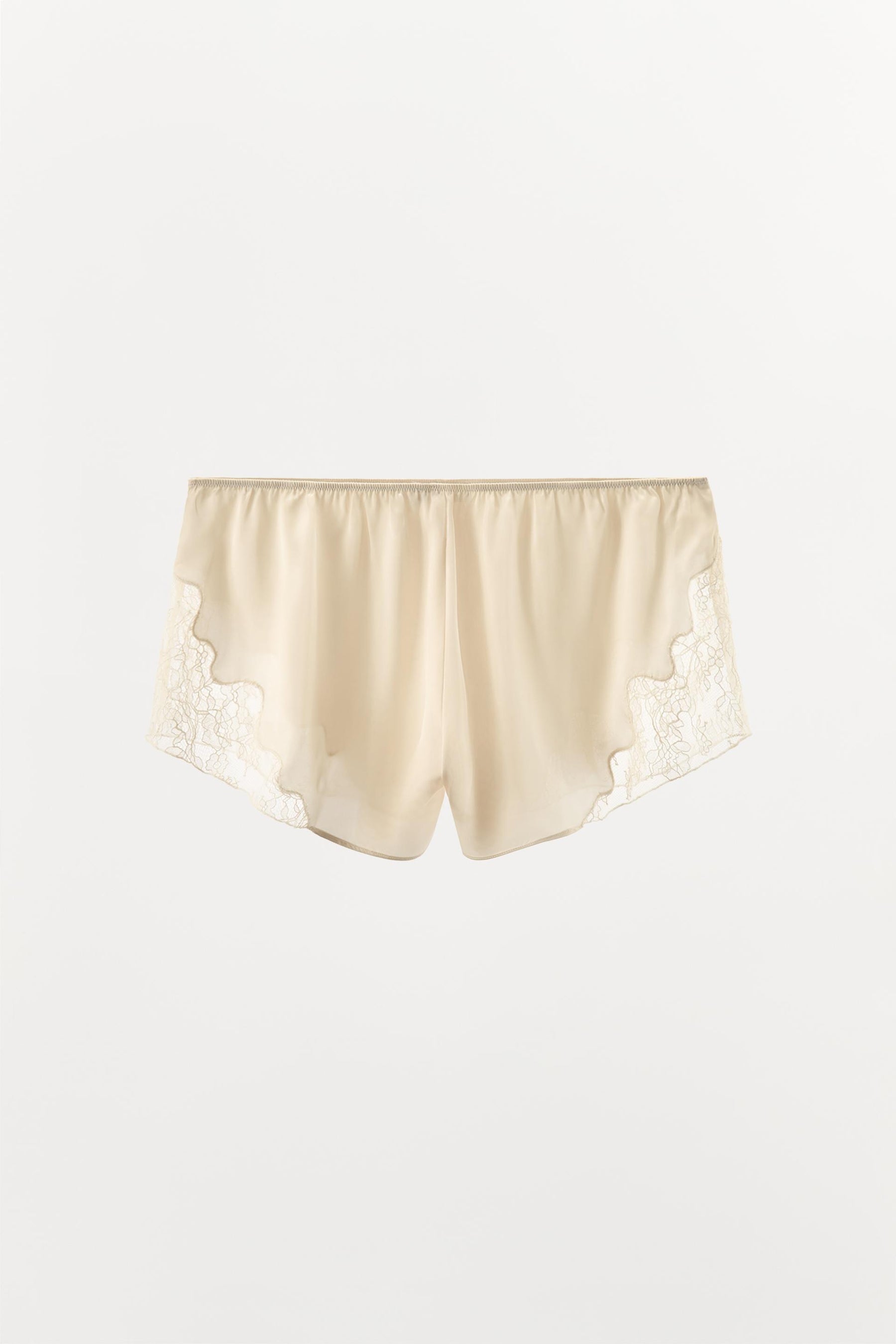 Satin Lace Shorts