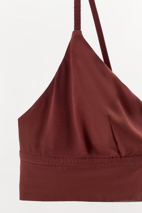 SILK TRIANGLE BRALETTE