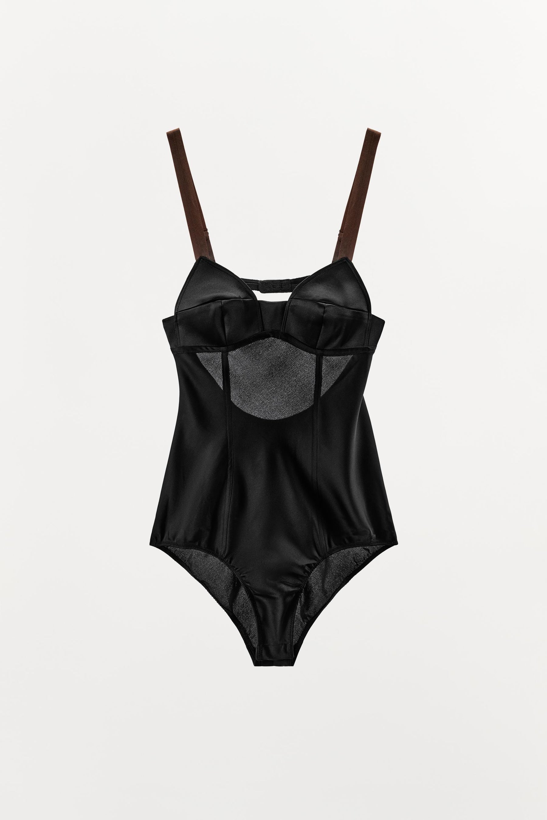 CONTRAST SEAM BODYSUIT