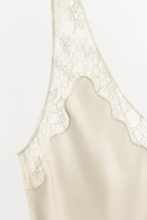 Satin Lace-Trim Camisole Top