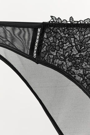 LACE MESH BRIEFS