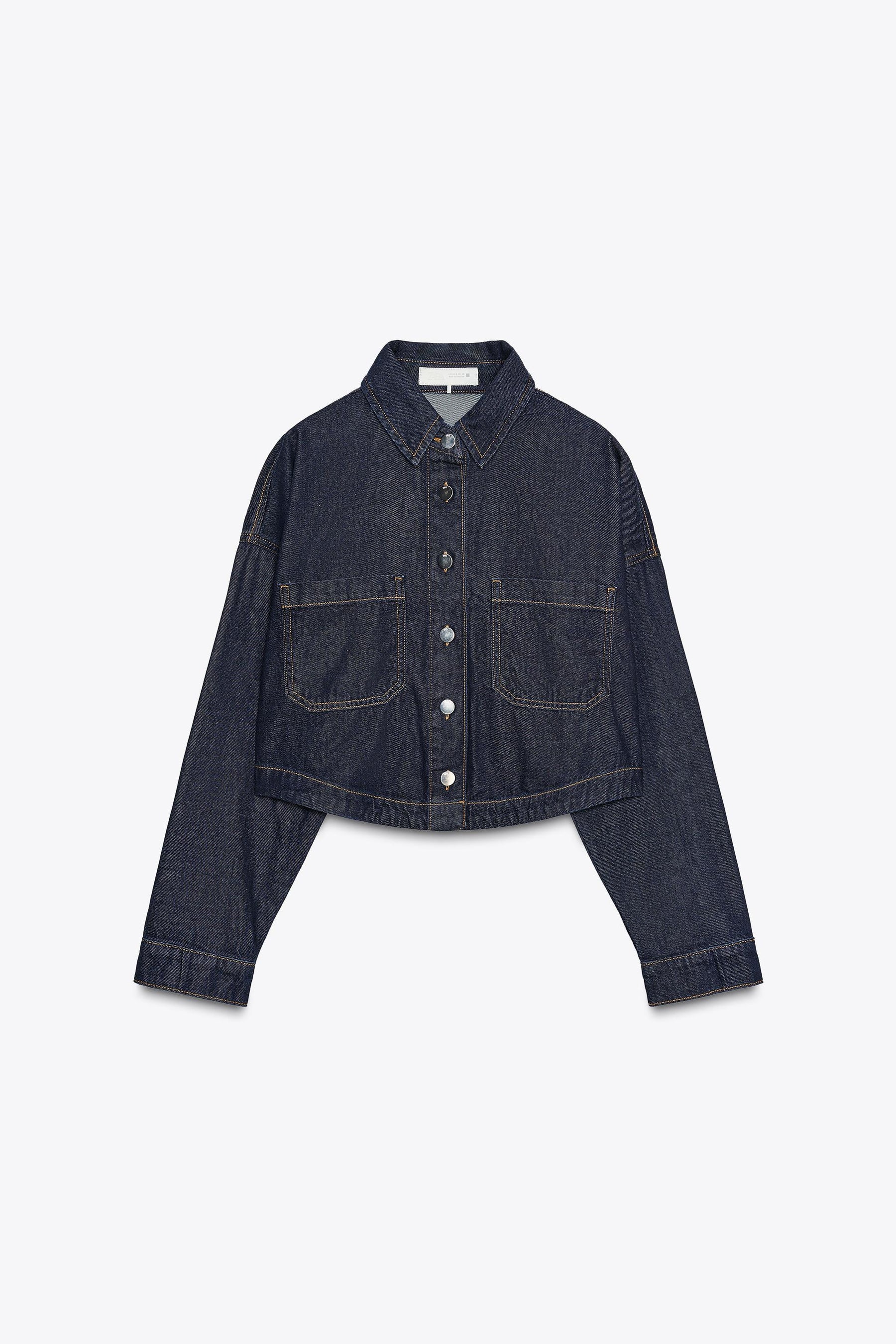 Denim Short Shirt
