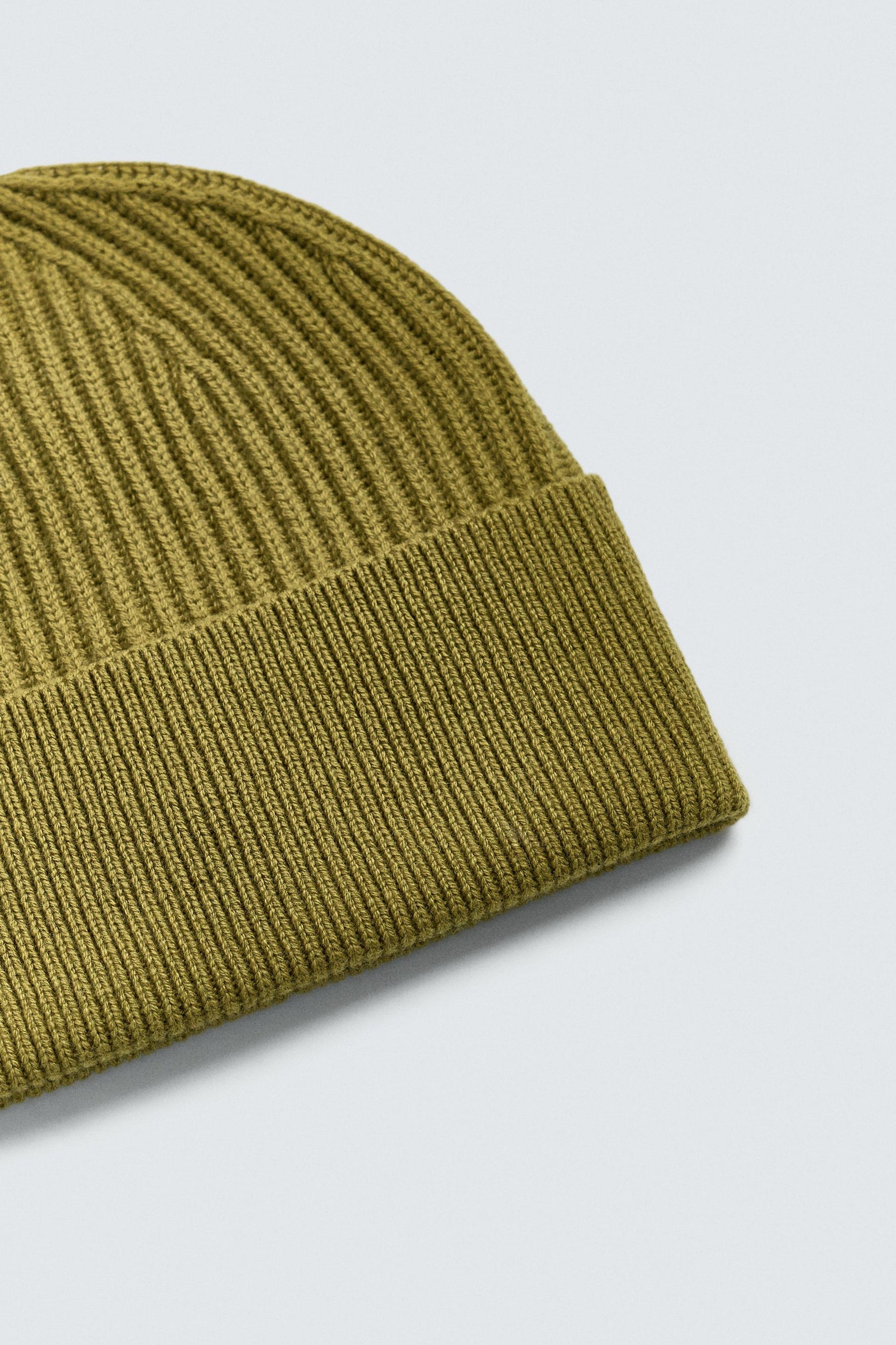 WOOL BLEND KNIT BEANIE - Image 2