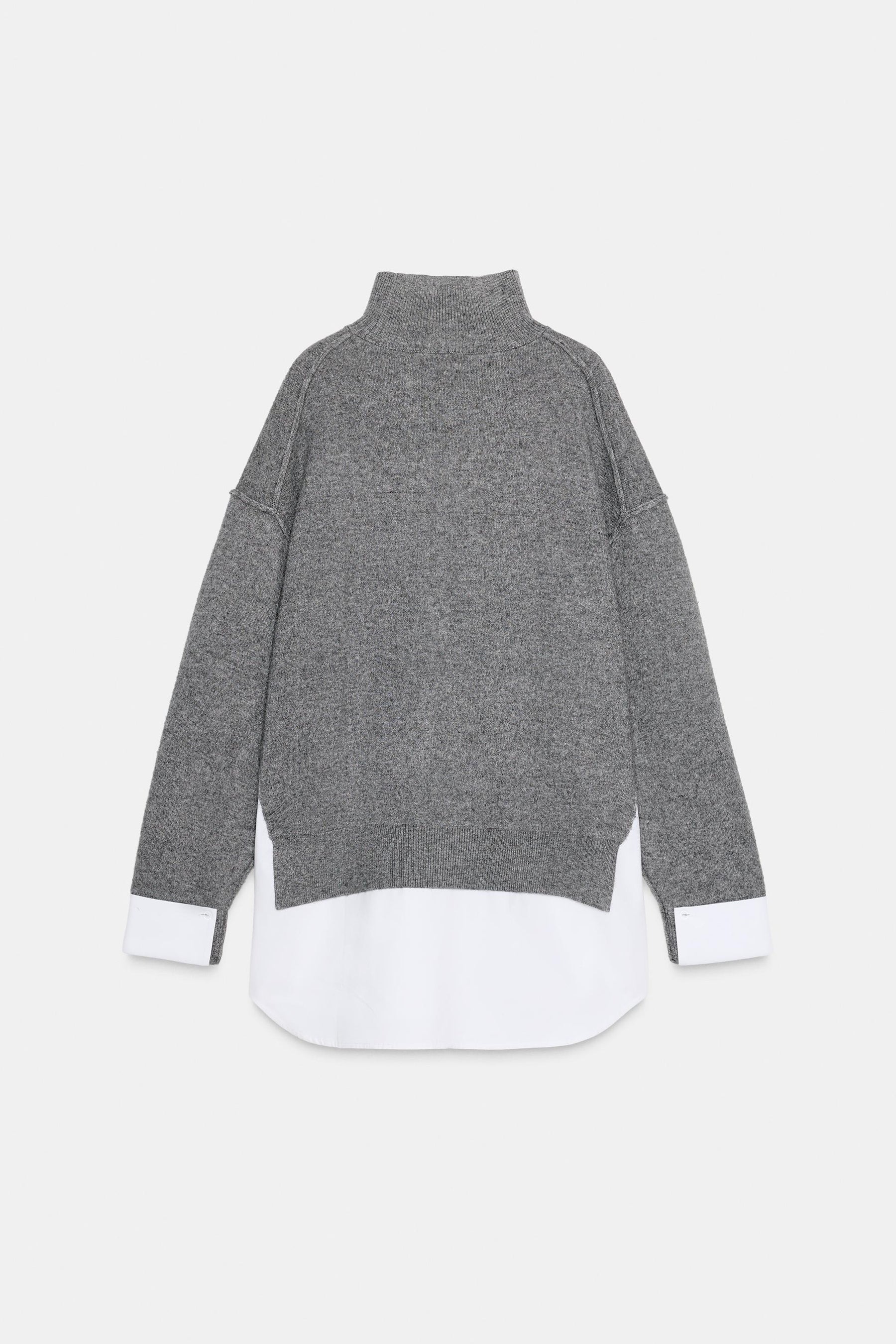 KNIT CONTRAST JUMPER