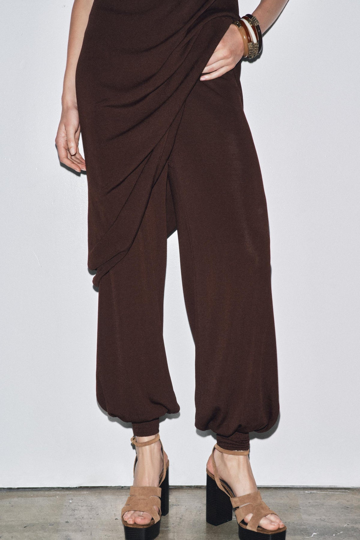 PUFF KNIT TROUSERS - Image 2