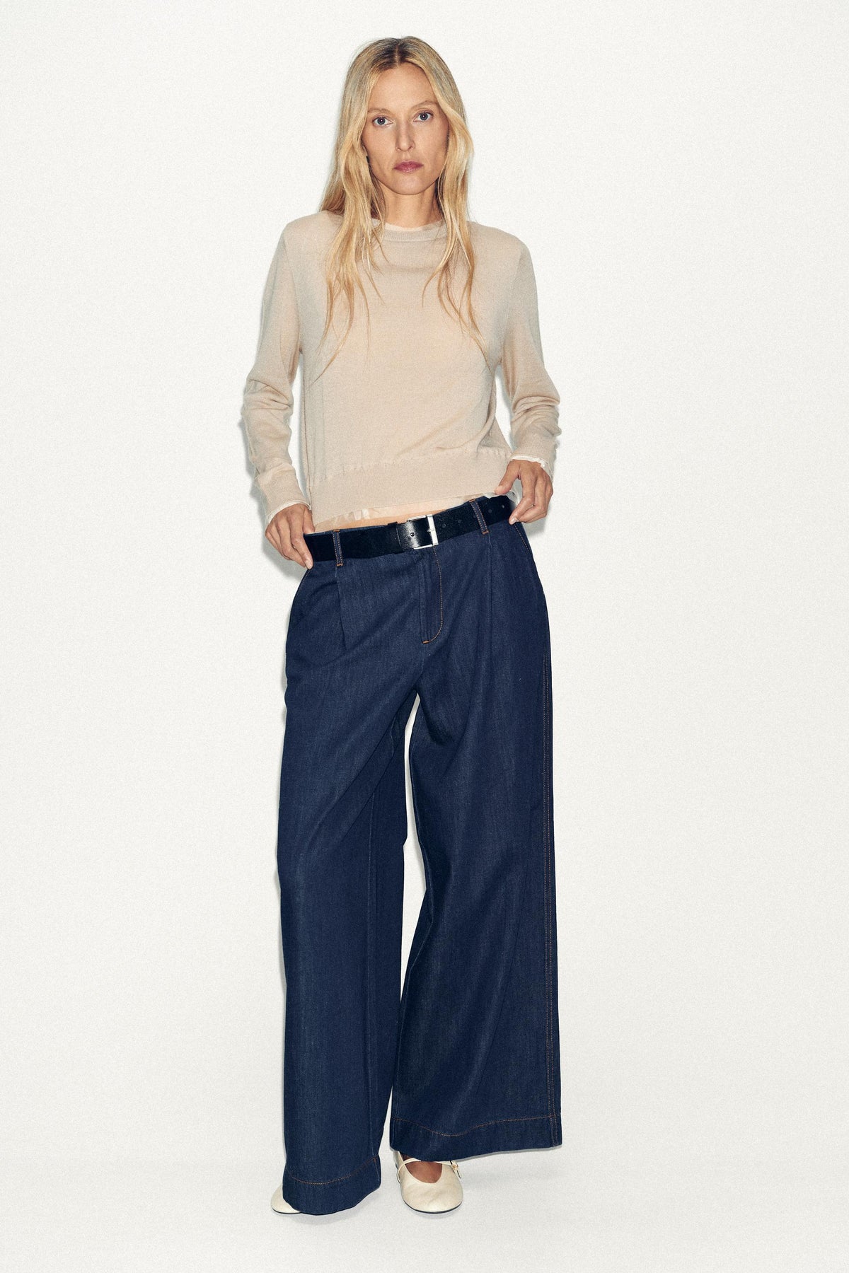 WOOL BLEND KNIT JUMPER - Image 1