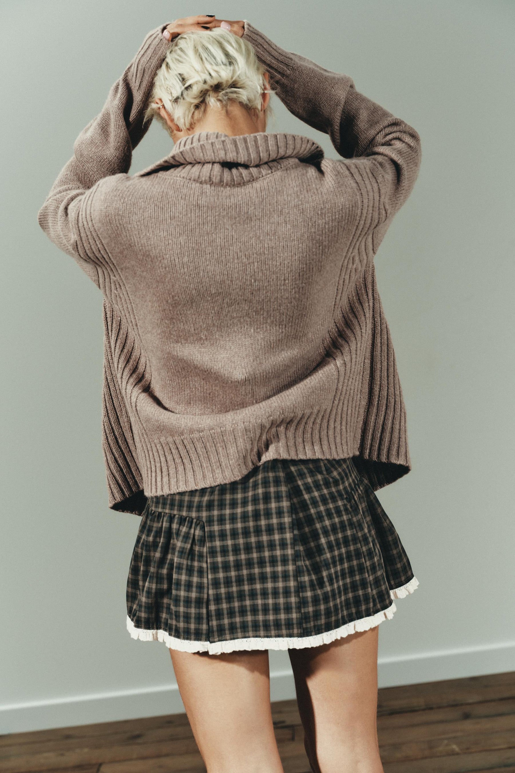 RIBBED TRIM CARDIGAN - Image 5