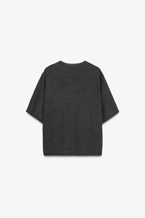 WOOL BLEND SHORT SLEEVE JUMPER - Image 5