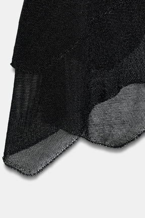 METALLIC KNIT SKIRT - Image 8