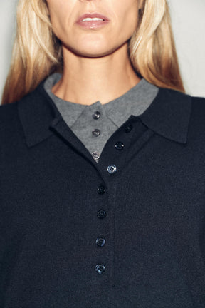 KNIT POLO SHIRT