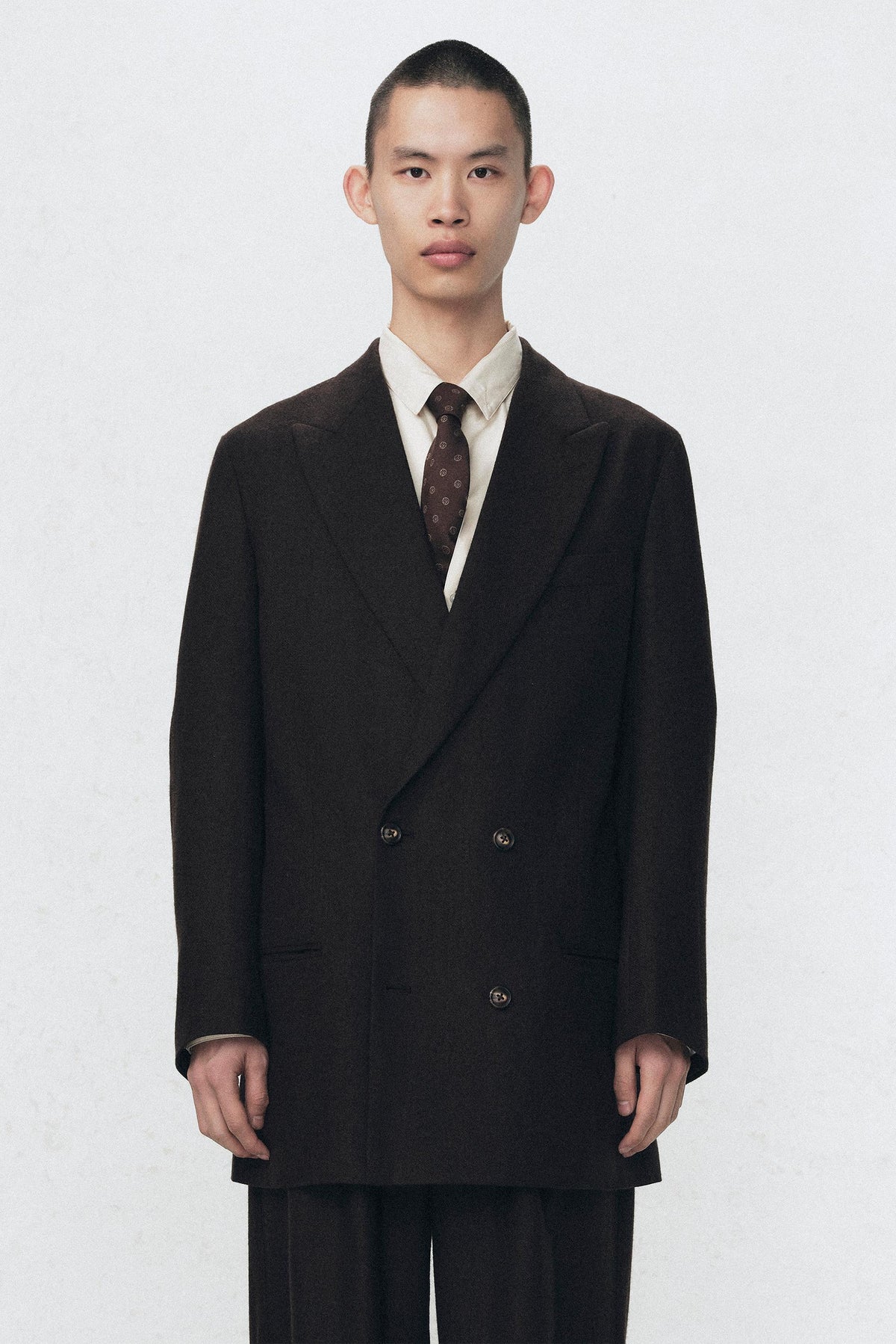 SILK - WOOL TWILL TIE SOSHIOTSUKI x - Image 1