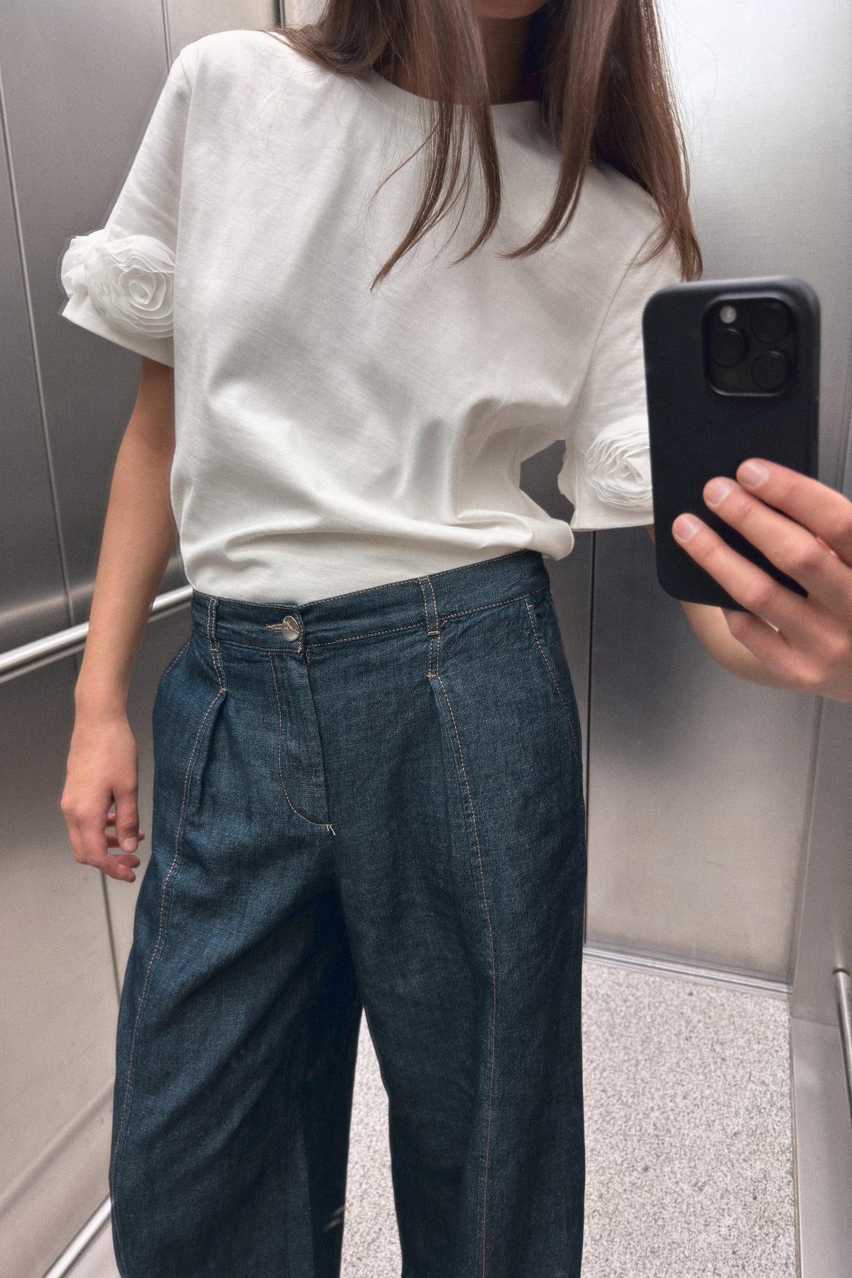 Floral Voluminous T-Shirt