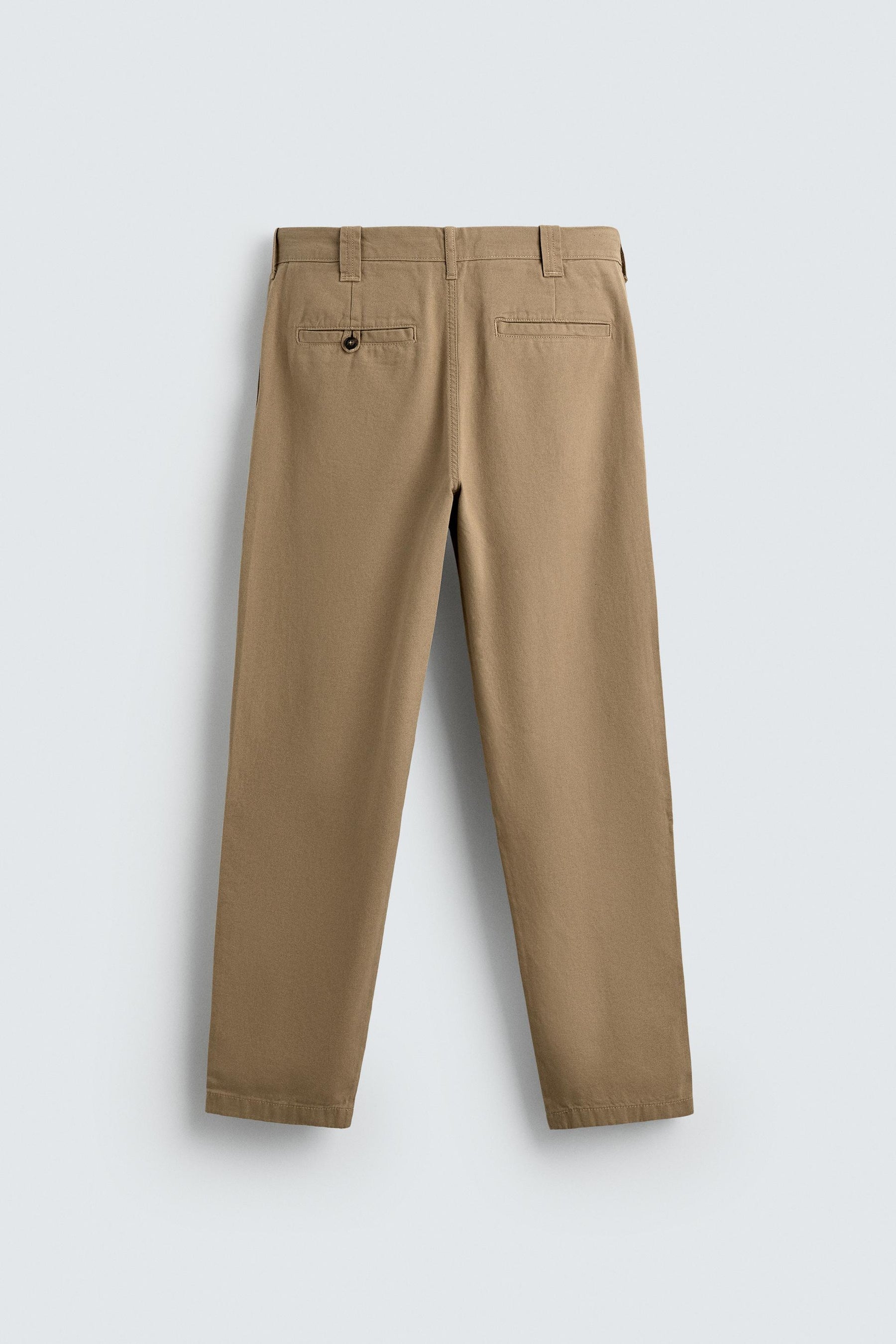 STRAIGHT-LEG CHINO TROUSERS - Image 8