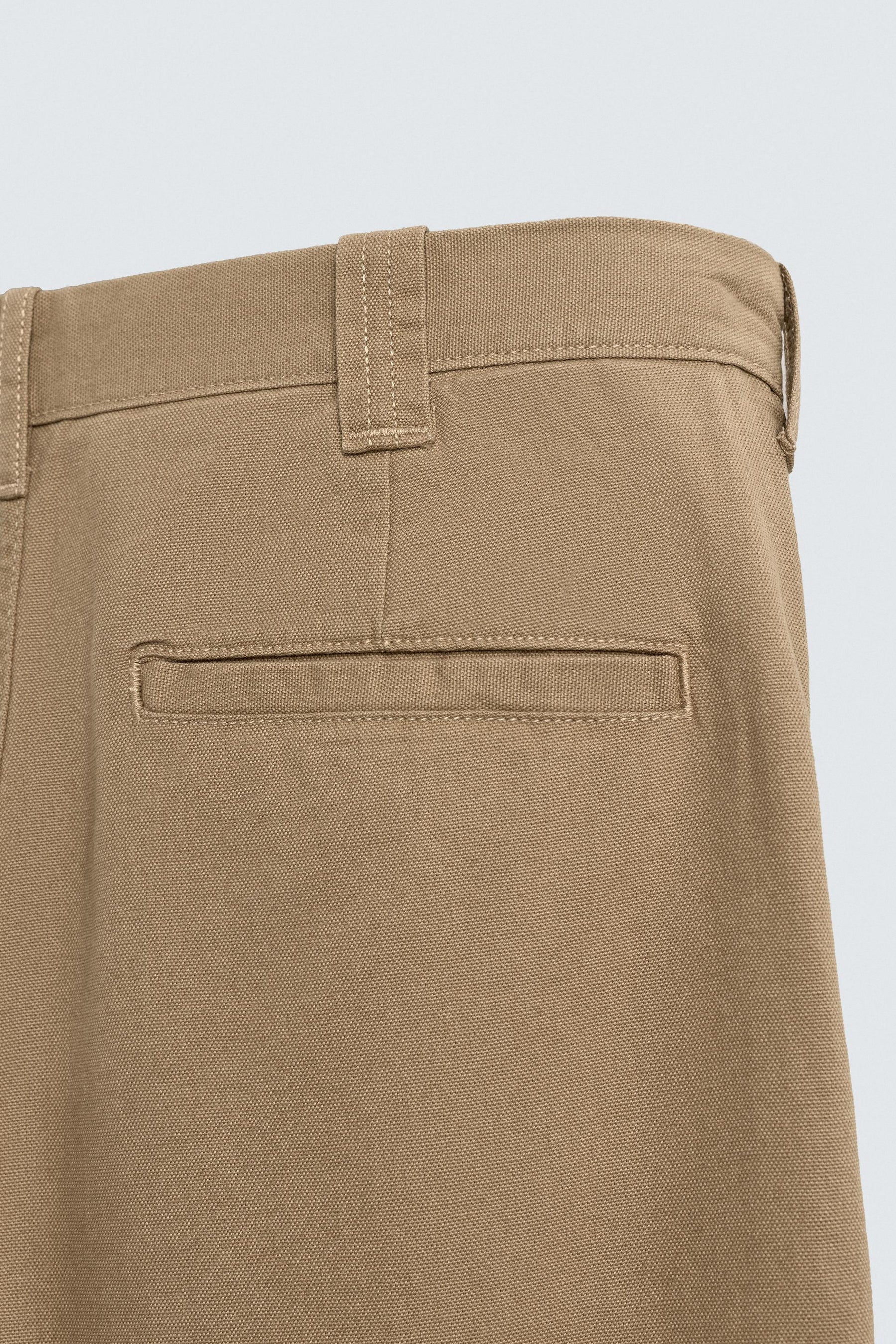 STRAIGHT-LEG CHINO TROUSERS - Image 10