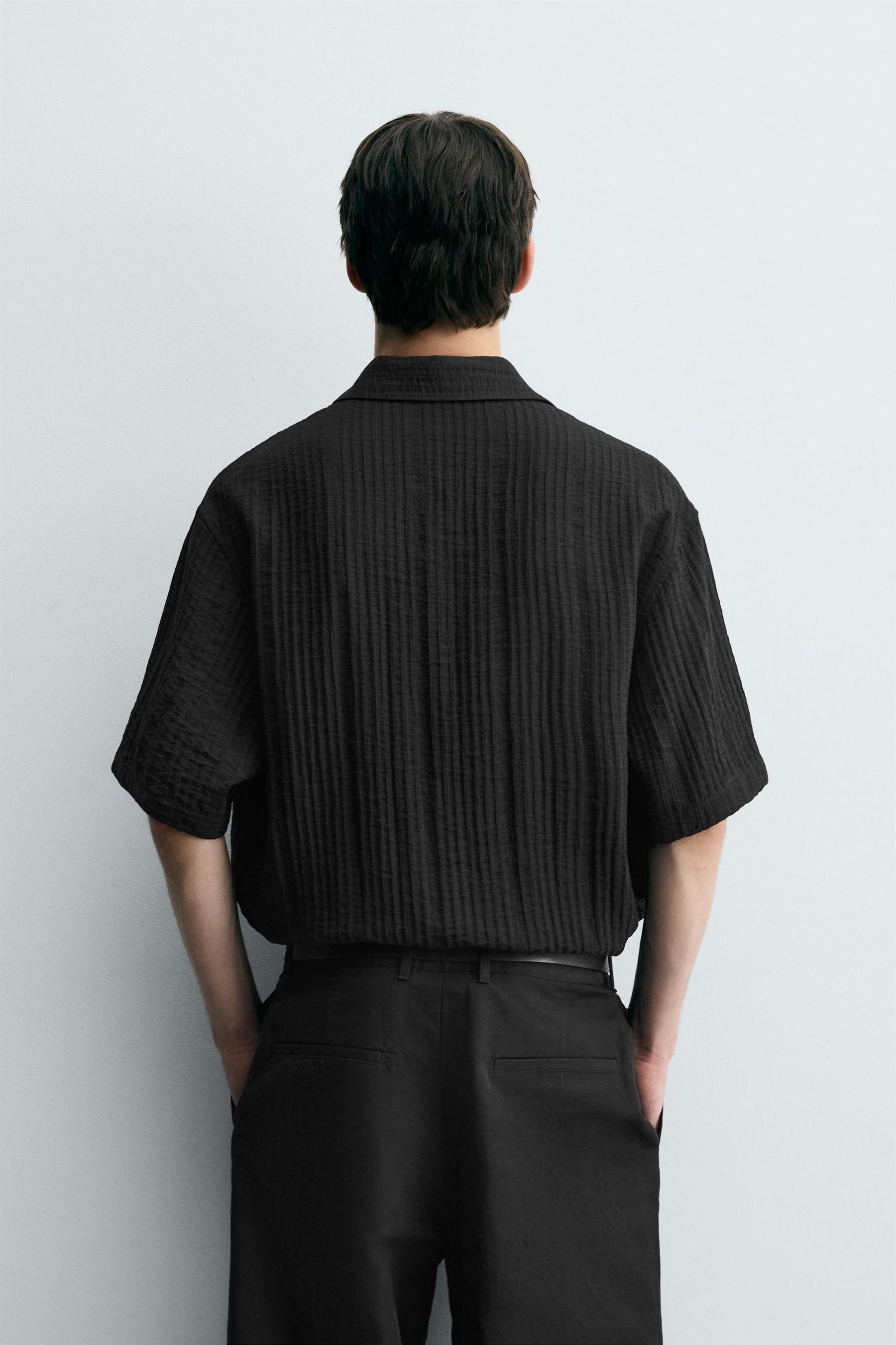 FLOWING TEXTURED SHIRT - Image 3
