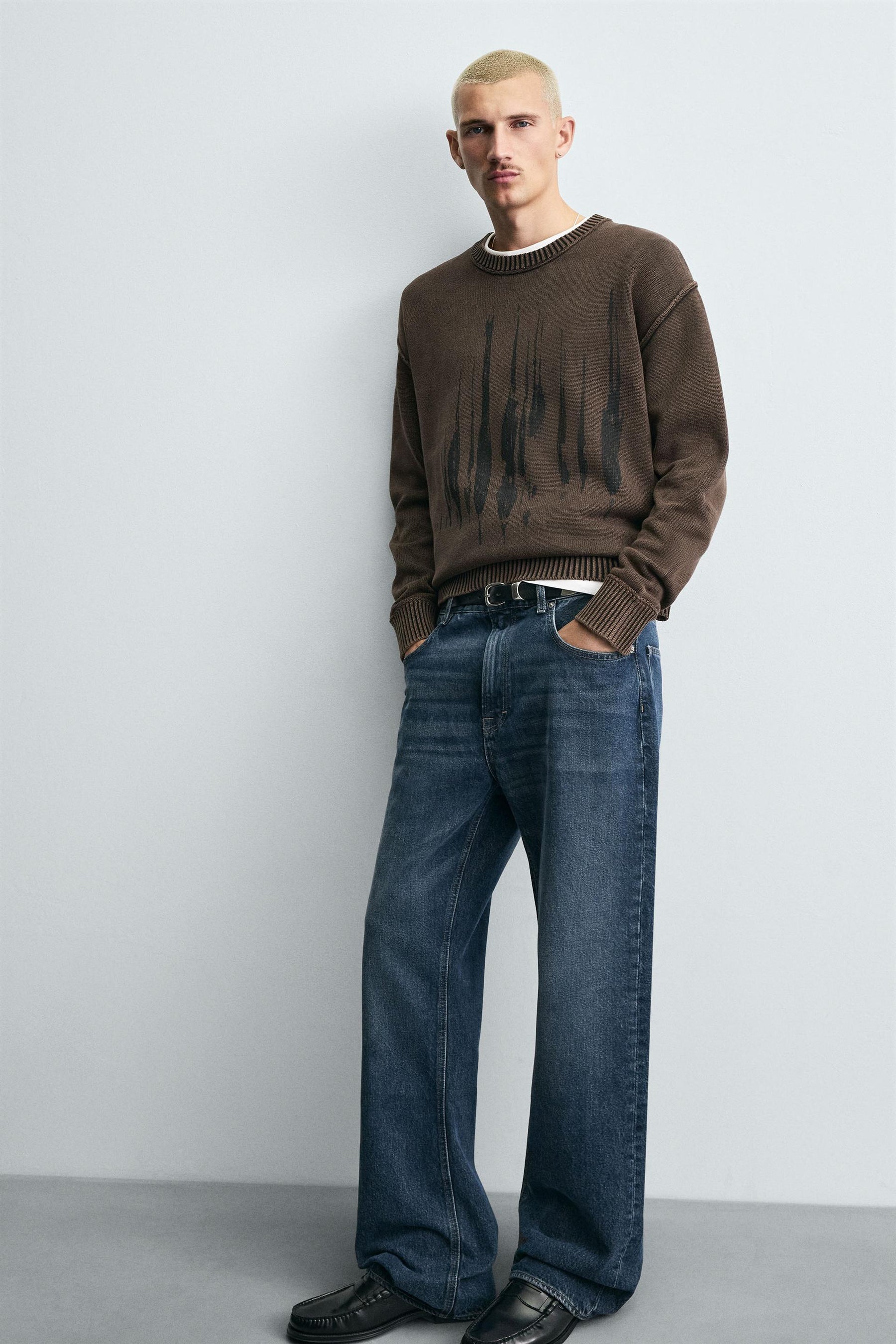 WASHED PRINT SWEATER - Image 6