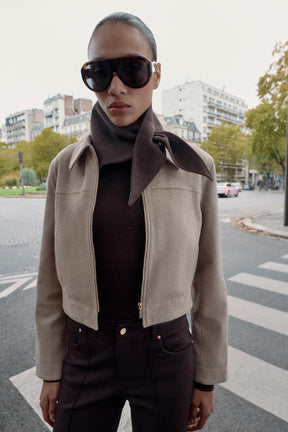 SHORT ZIP-UP JACKET - Image 3