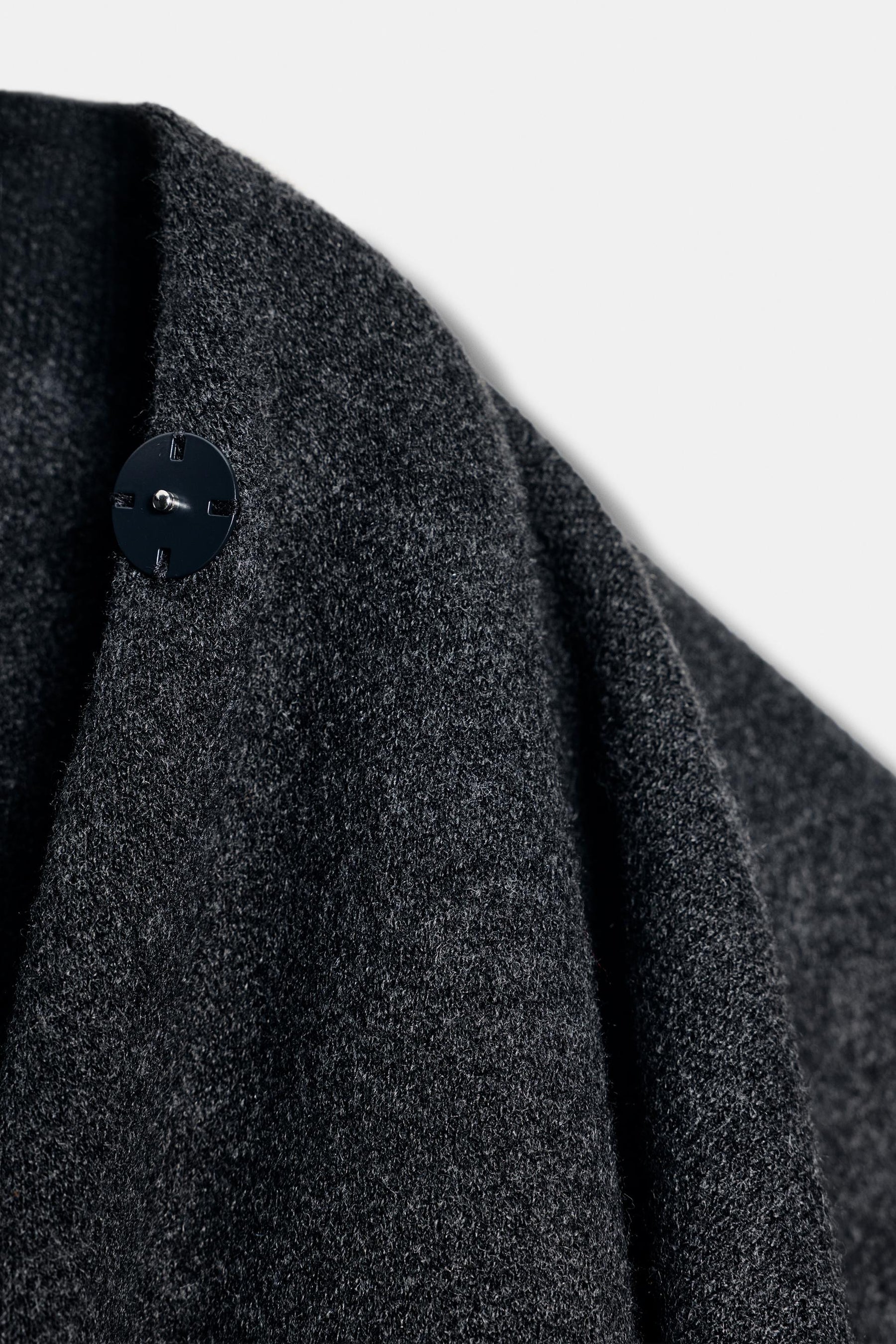 KNIT CAPE WITH SCARF DETAIL - Image 6