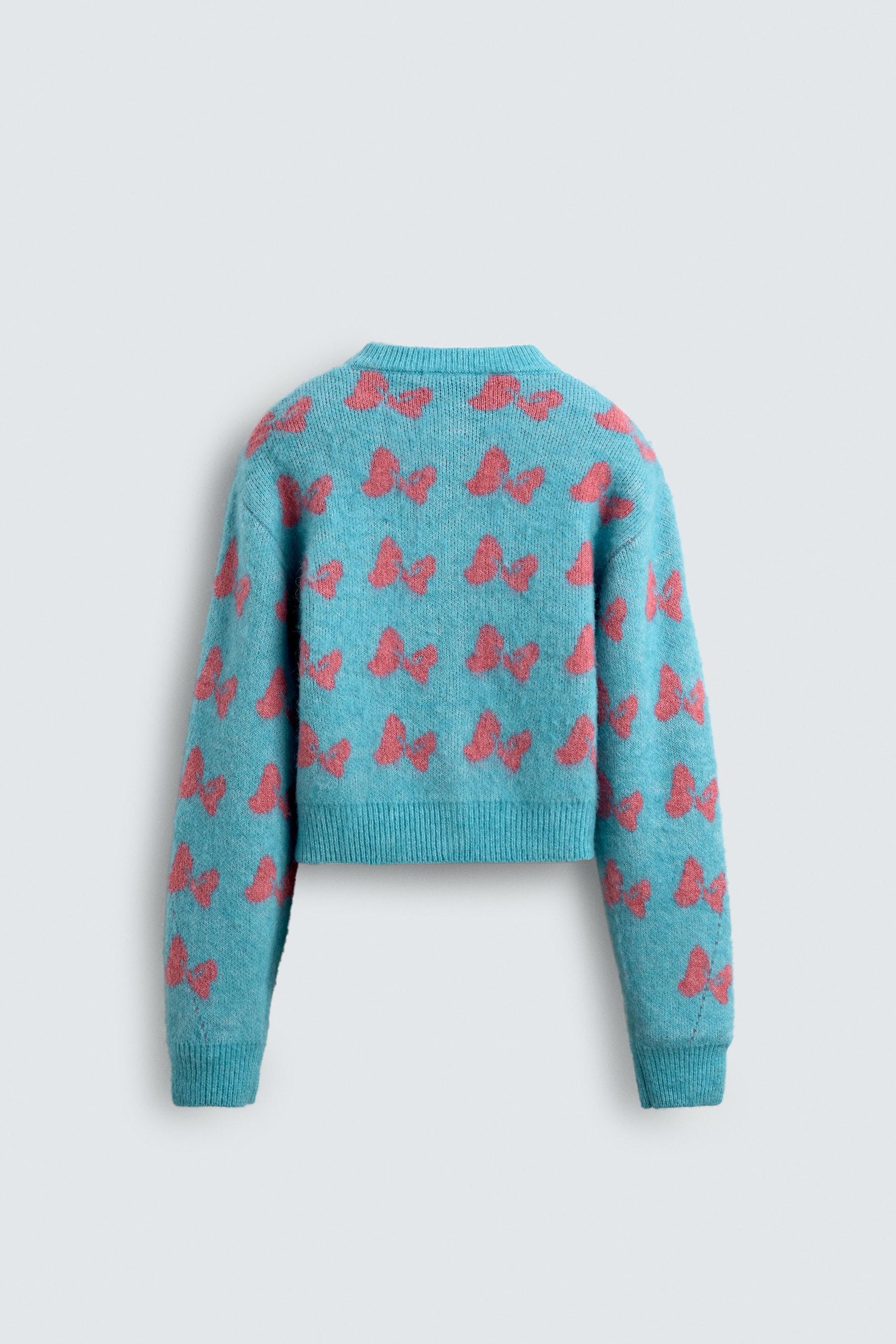 INTARSIA BOW CARDIGAN HARRY LAMBERT FOR X DISNEY - Image 1