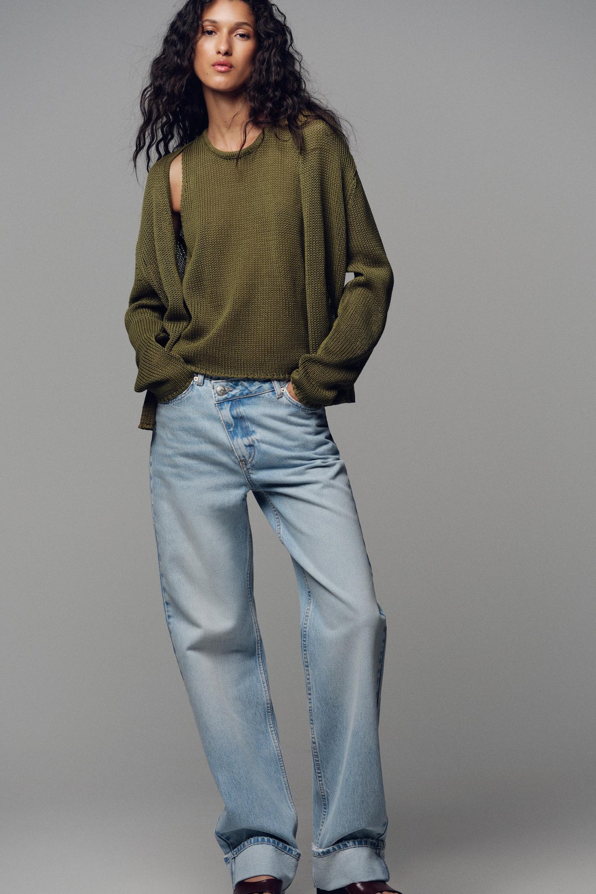 100% COTTON KNIT TOP - Image 1