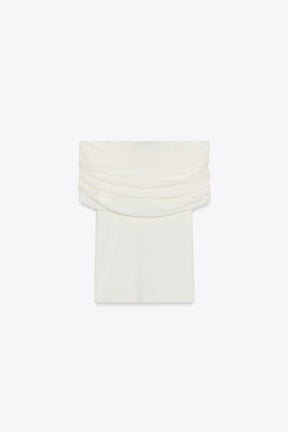 OFF-THE-SHOULDER KNIT TOP - Image 4