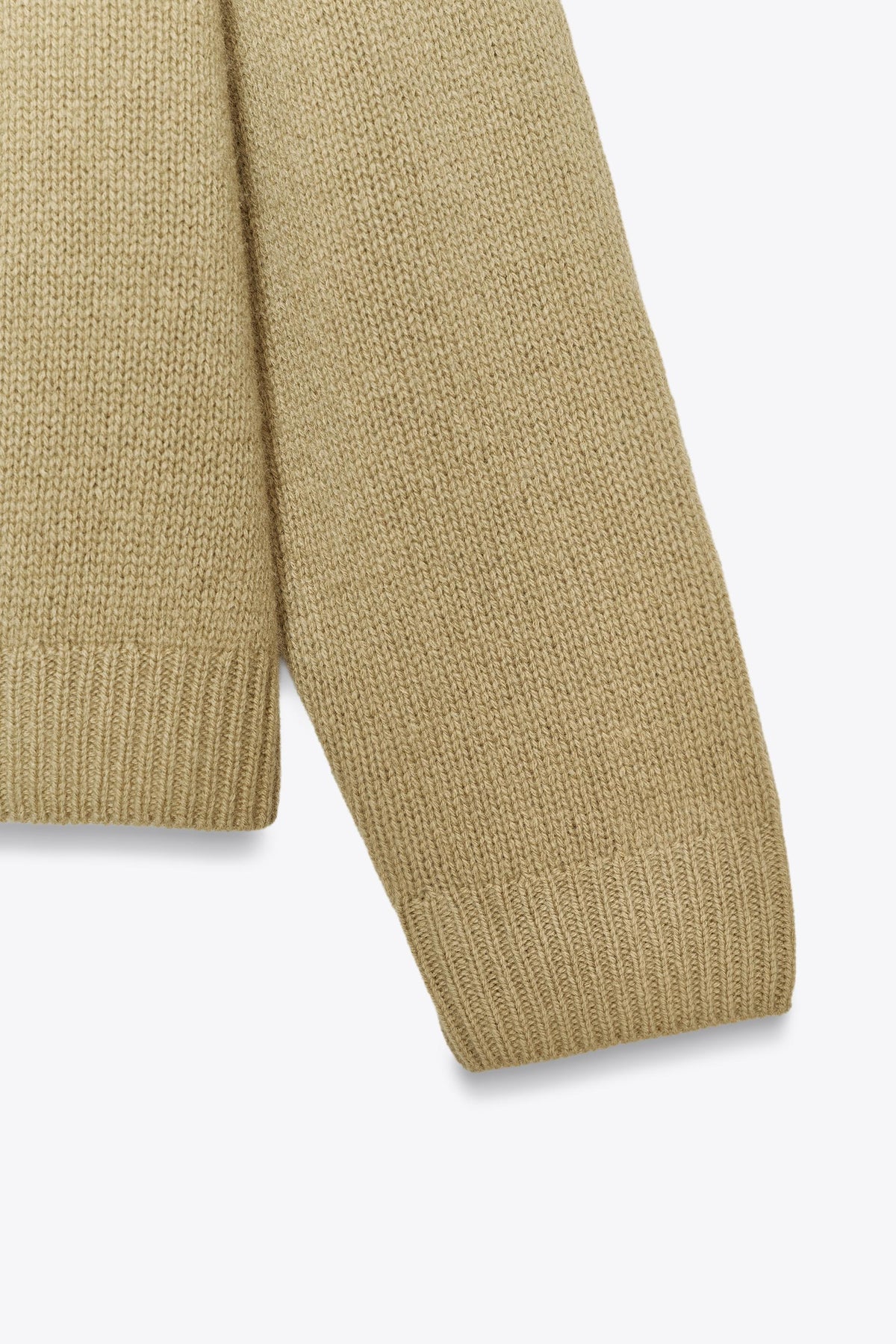 100% WOOL V-NECK JUMPER - Image 2