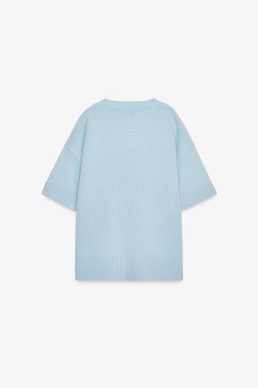 Wool Short Sleeve Jumper