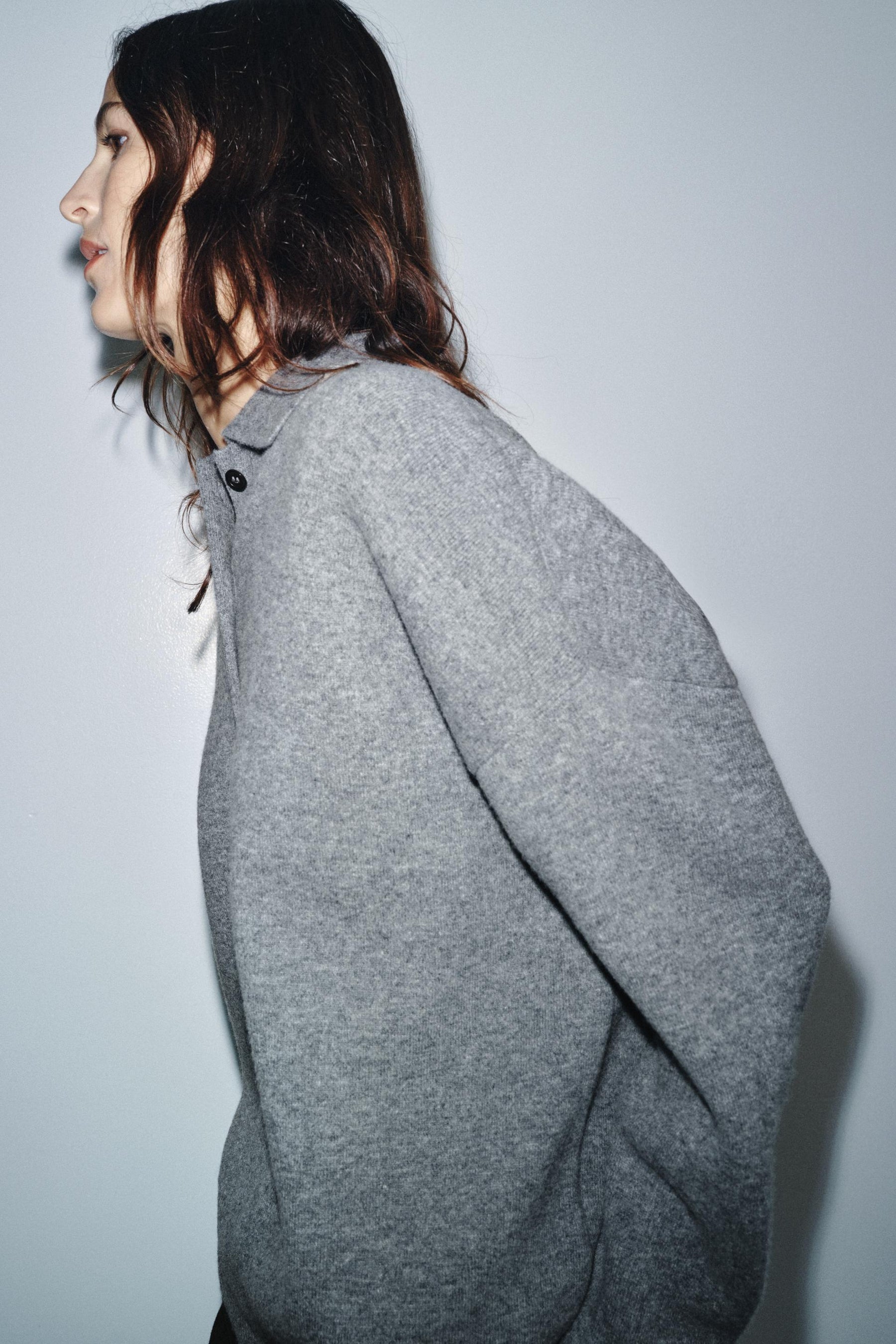 Wool Knit Polo Shirt