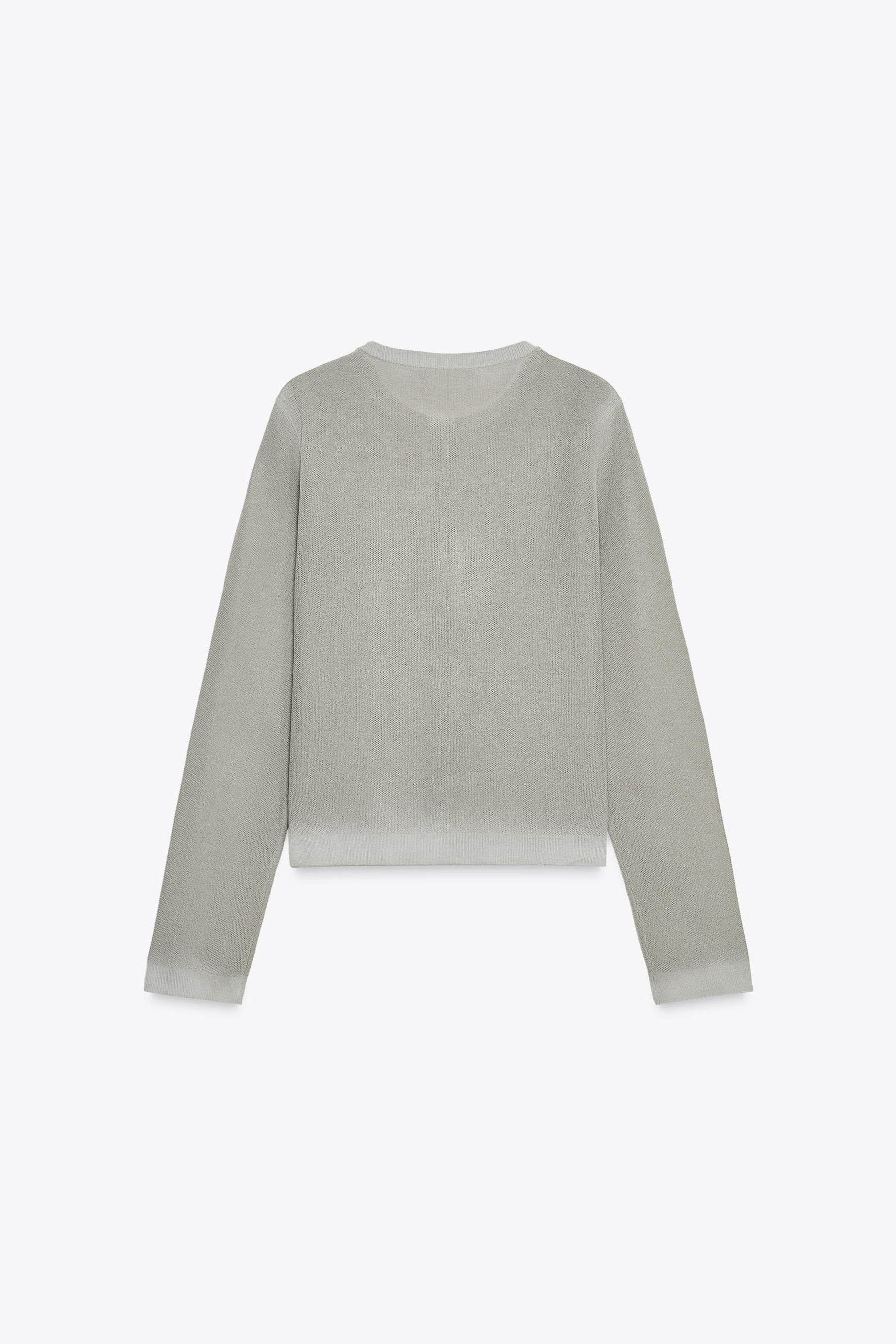 FADED EFFECT CARDIGAN - Image 4