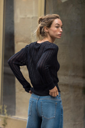 Wool Alpaca Knit Cardigan