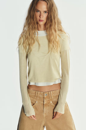 MULTI-POSITION KNIT TOP - Image 1