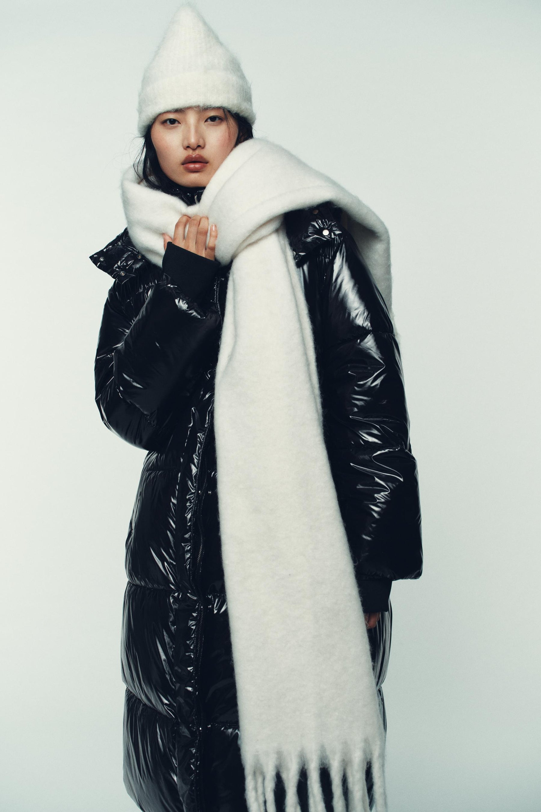 LONG SHINY ANORAK - Image 2