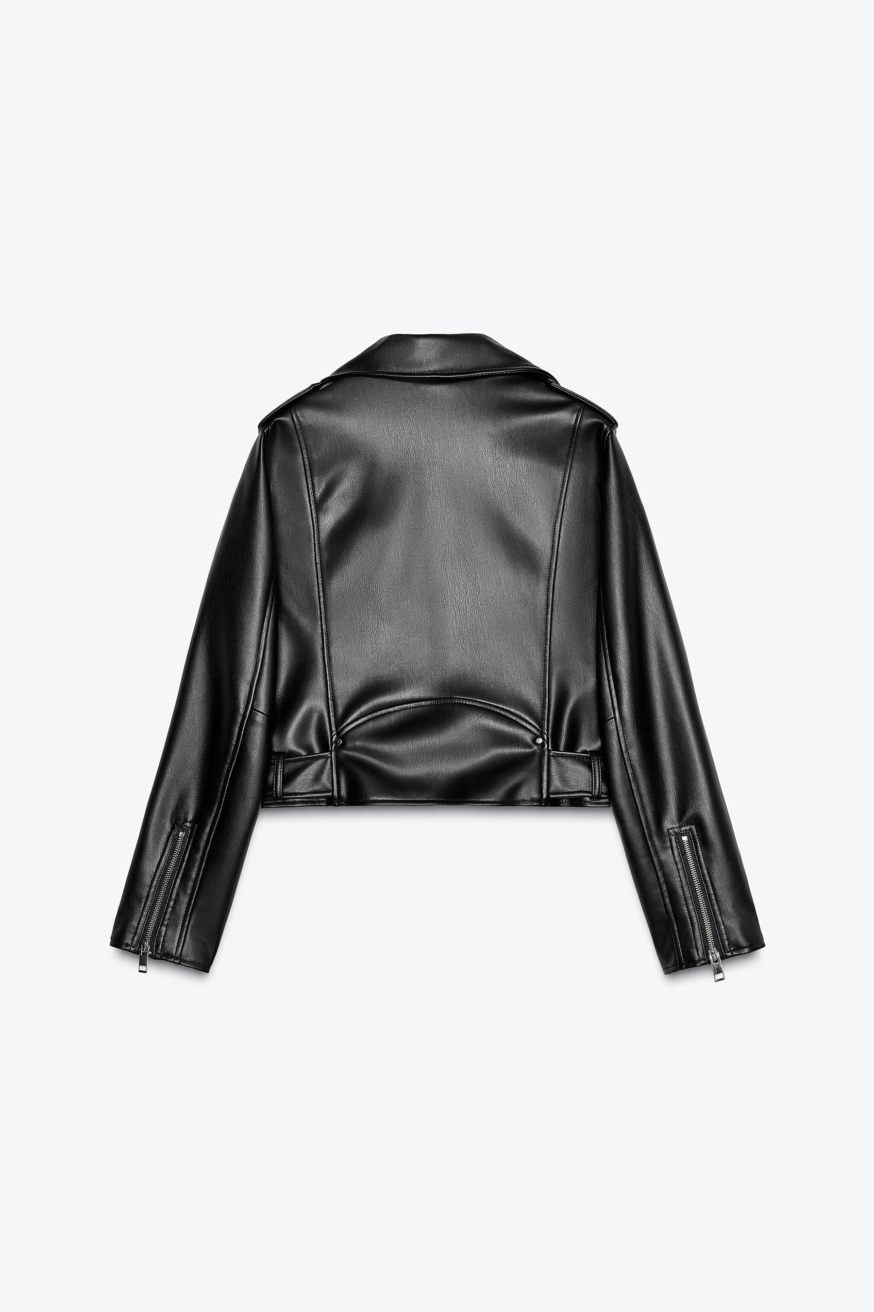 Faux Leather Biker Jacket