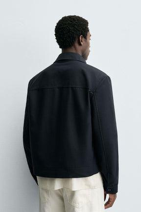 CROPPED FIT COTTON JACKET - Image 3