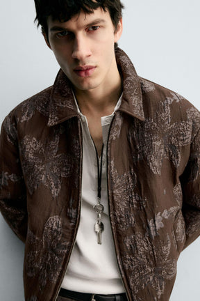 FLORAL JACQUARD JACKET - Image 5