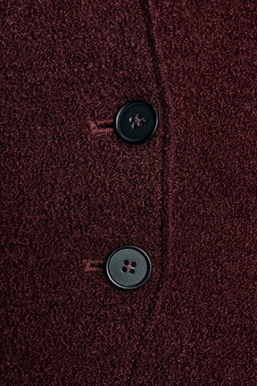 FITTED BOUCLÉ WOOL JACKET ZW COLLECTION - Image 7