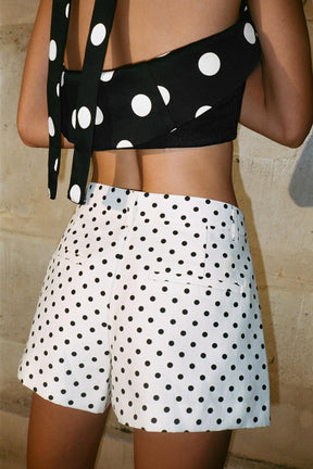 Polka Dot Mini Shorts