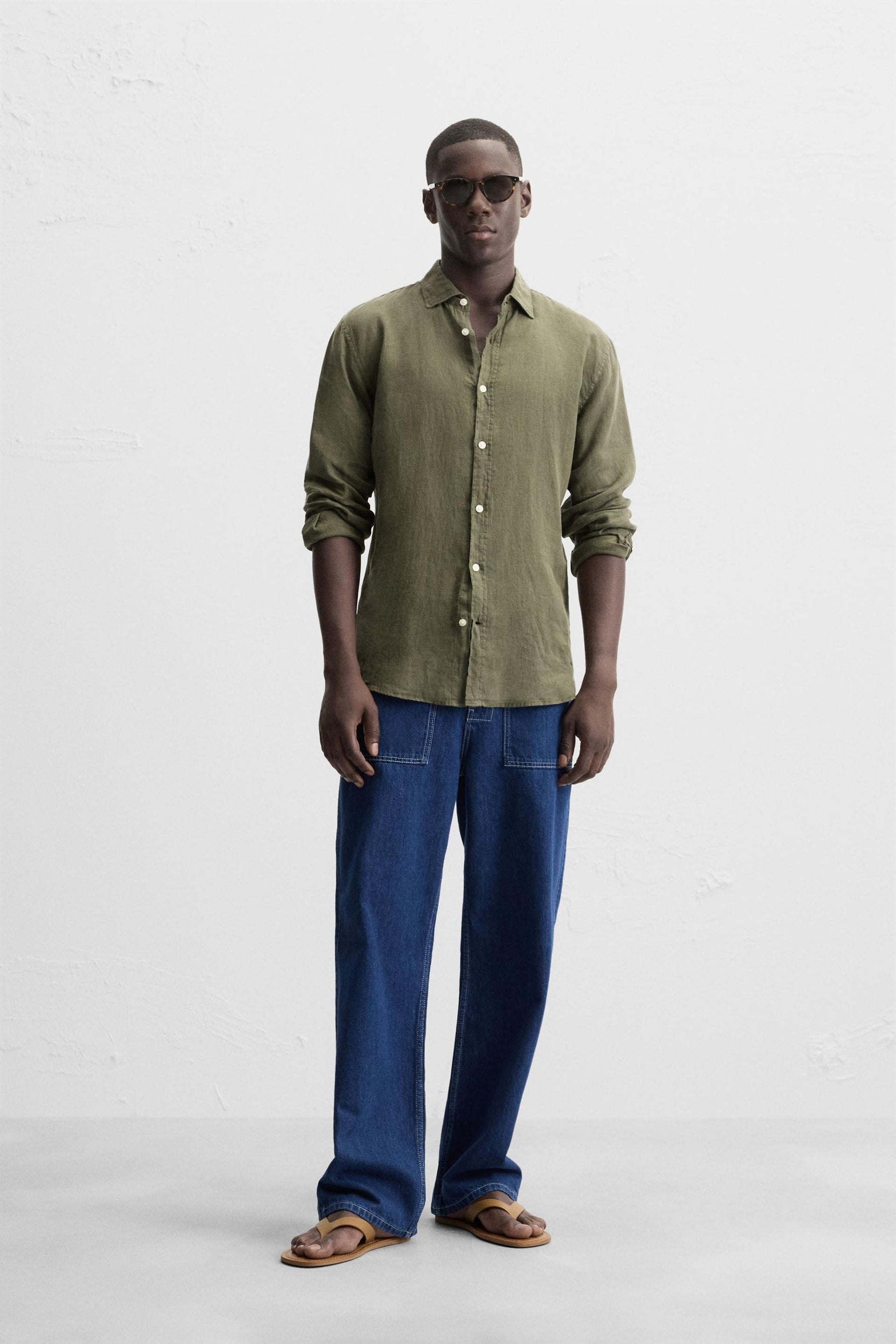 100% LINEN SHIRT - Image 1