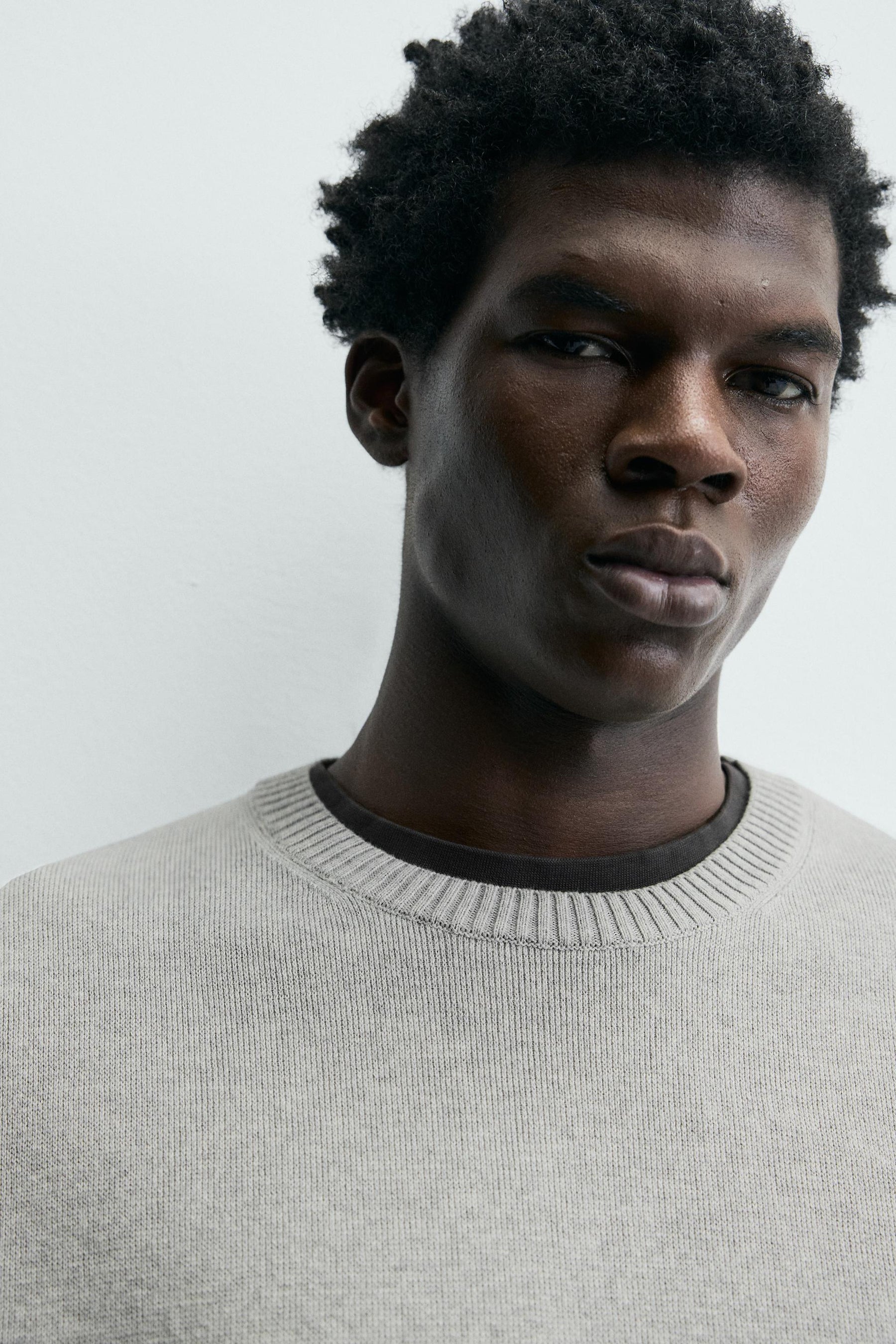 TEXTURED COTTON JUMPER - Image 6
