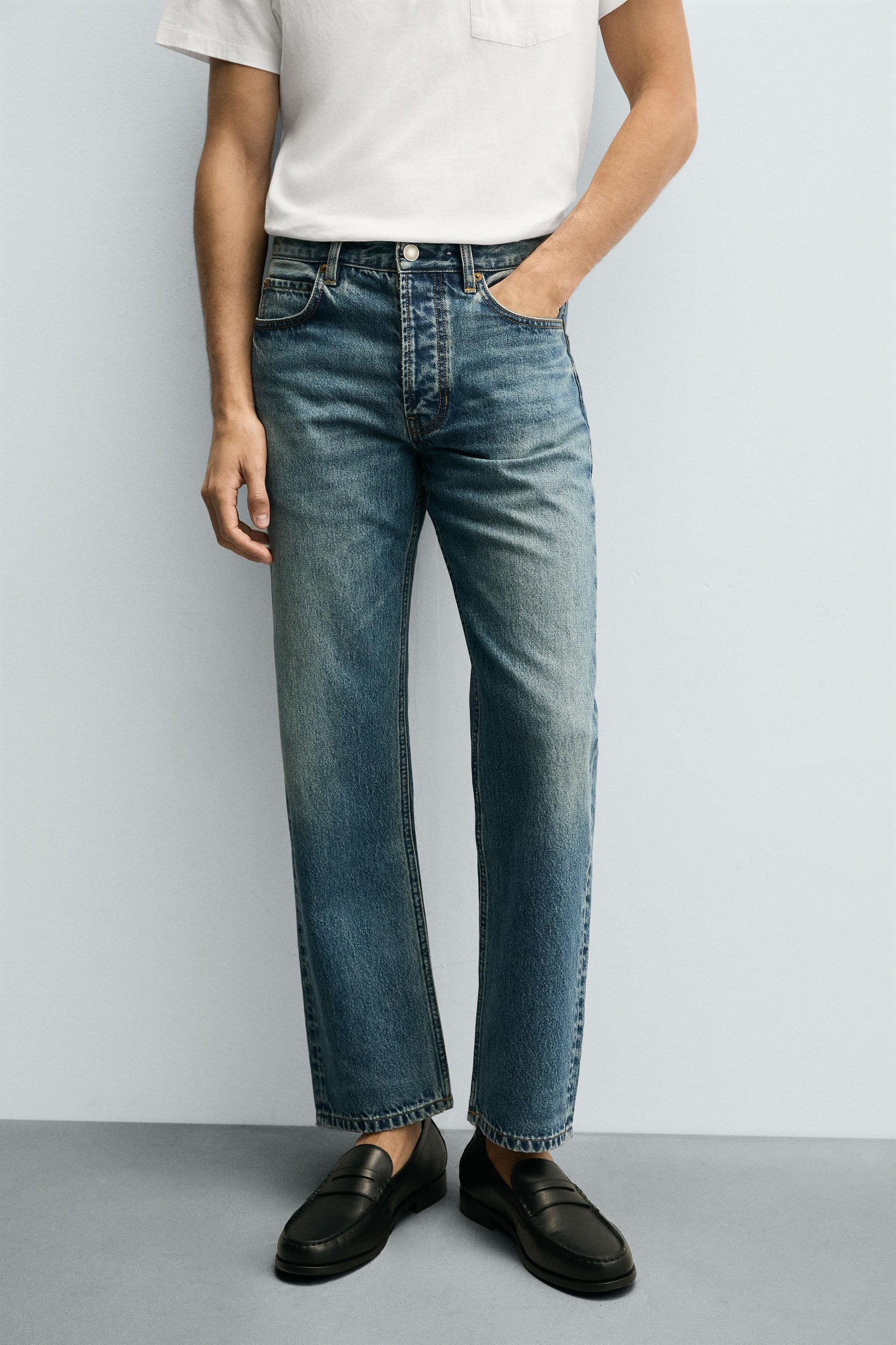 REGULAR STRAIGHT FIT JEANS - Image 5
