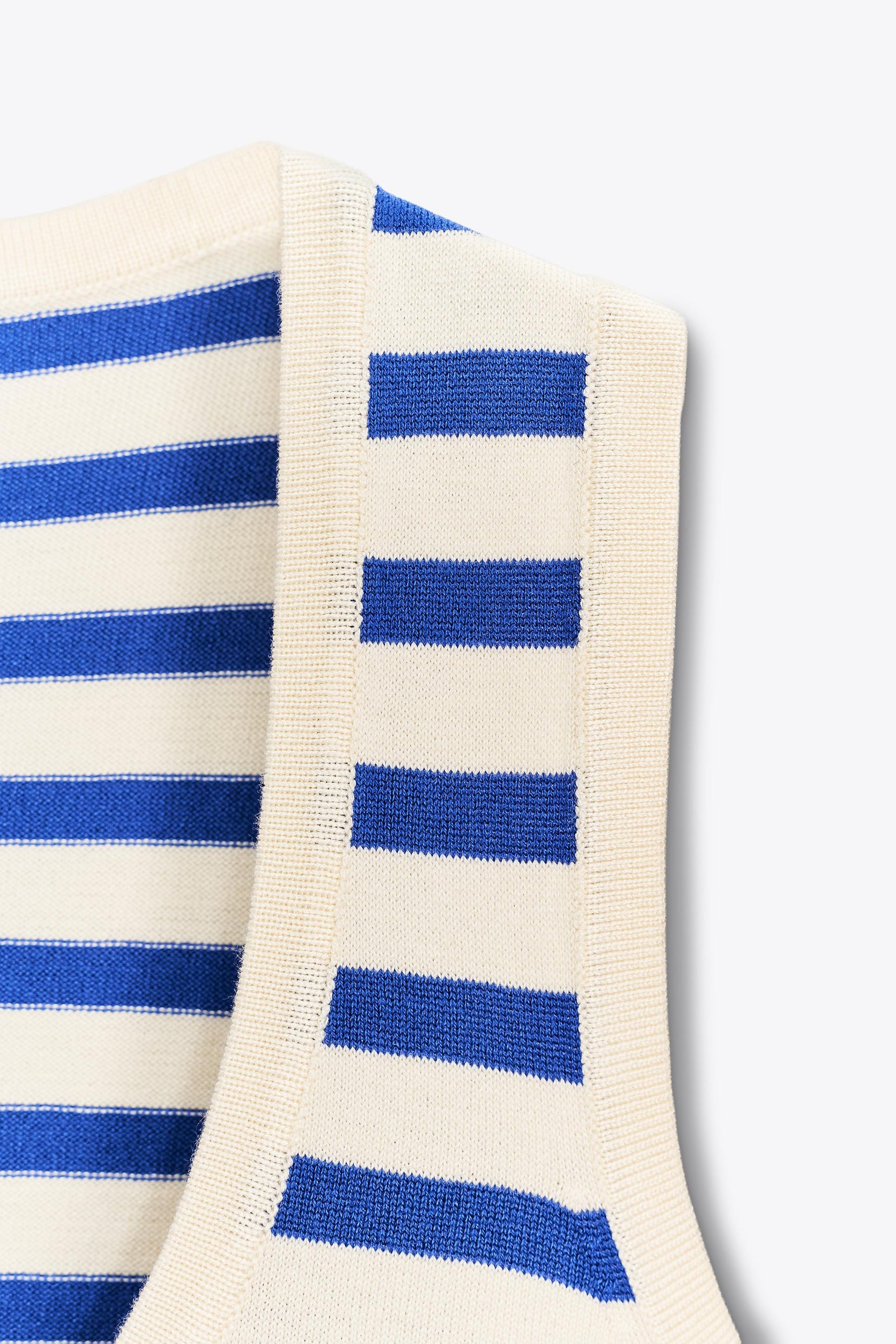 STRIPED KNIT TOP - Image 4