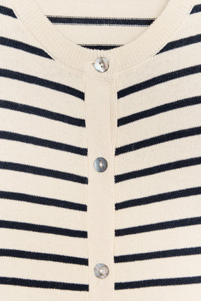STRIPED KNIT CARDIGAN - Image 3