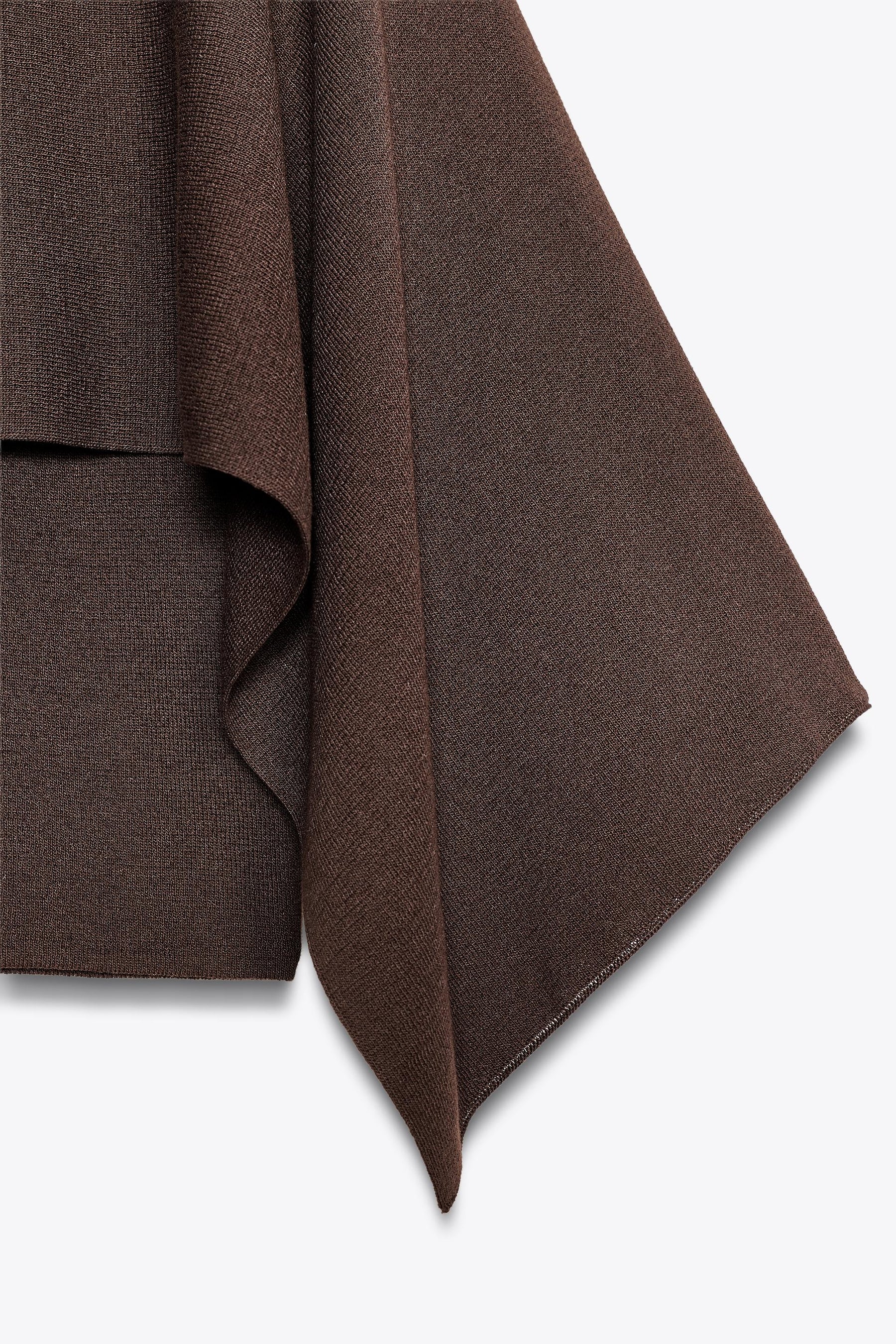 KNIT CAPE JUMPER - Image 9