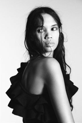 ASYMMETRIC KNIT JUMPER WITH RUFFLES - Image 4