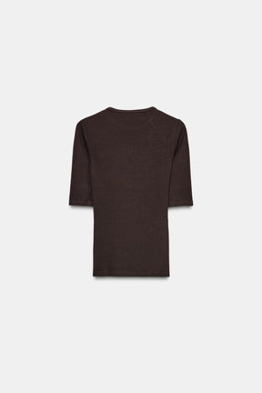Ribbed T-shirt