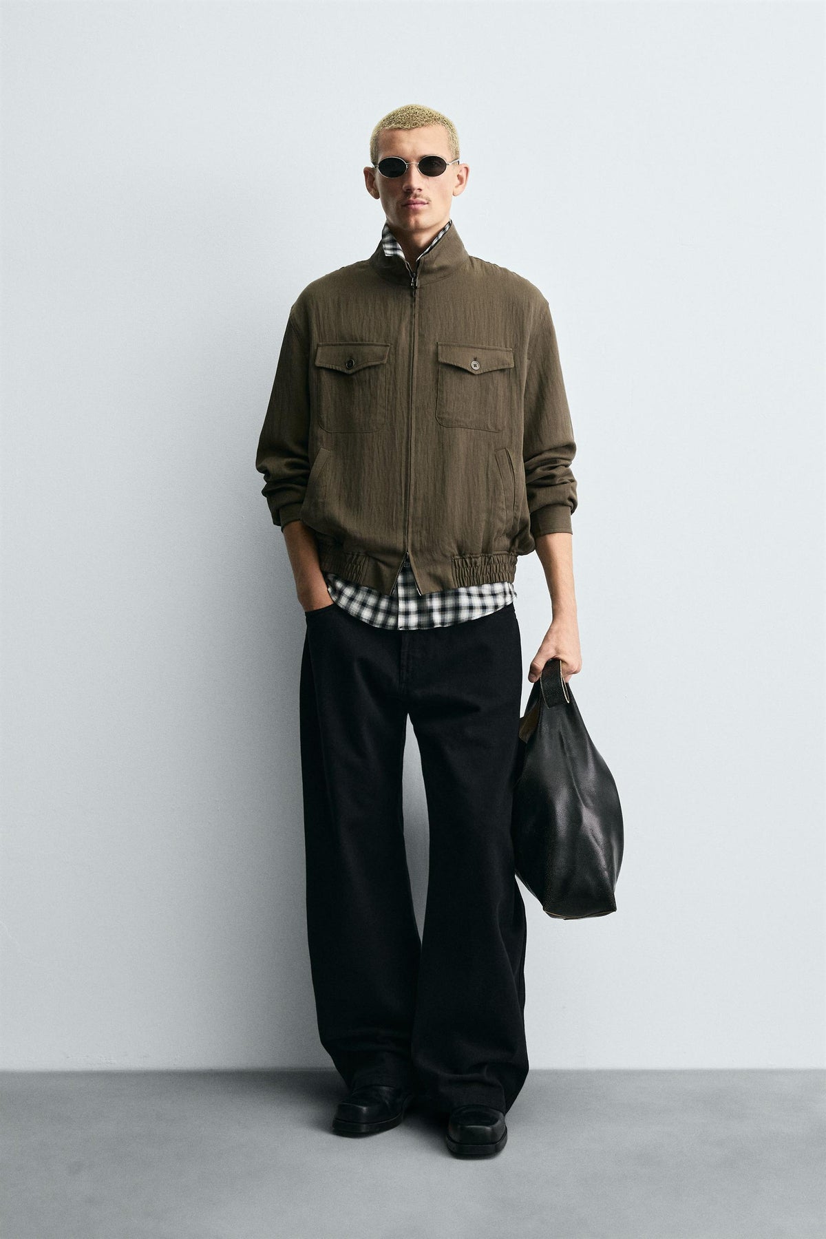 FLOWING RELAXED FIT JACKET - Image 1