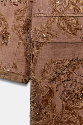 Embroidered Long Coat - Image 7